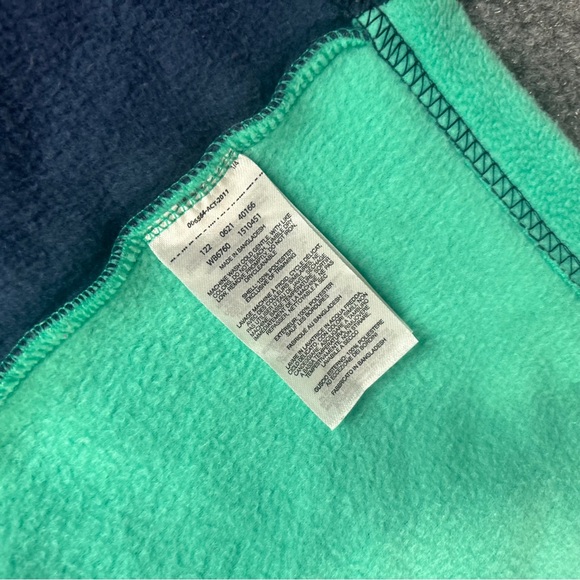 COLUMBIA Girls Green/Blue Full Zip Fleece Jacket size: XL (18/20) - Picture 4 of 7